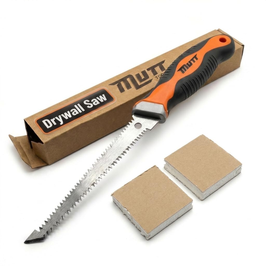 Mutt Tools 6” Professional Drywall Saw with Ergonomic Handle - Jab